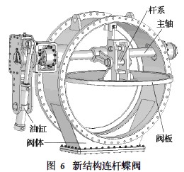 连杆蝶阀的结构原理分析